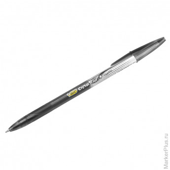 Ручка гелевая "Crystal Gel+" черная, 0,5мм