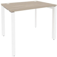 Стол ONIX-П П на металлокаркасе O.MP-SP-1.7 аттик дуб/белый Ш980