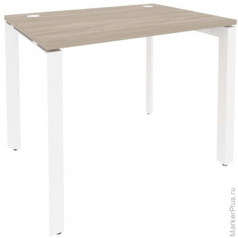 Стол ONIX-П П на металлокаркасе O.MP-SP-1.7 аттик дуб/белый Ш980