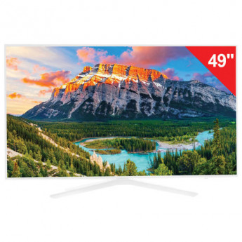 Телевизор SAMSUNG 49" (124,5 см) 49N5510, LED, 1920x1080 Full HD, 16:9, 100 Гц, HDMI, USB, белый, 17 кг