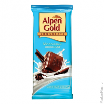 Шоколад ALPEN GOLD молочный, 90 г, 40844