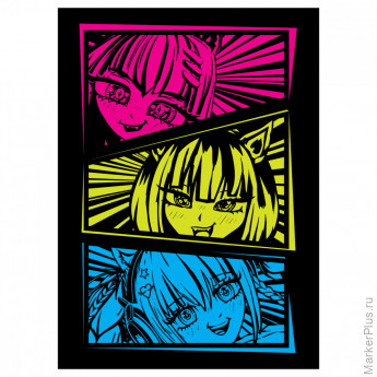 Пазл 120 эл. ТРИ СОВЫ "Аниме-комикс"