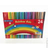 Фломастеры 24 ЦВЕТА CENTROPEN 'Rainbow Kids', круглые, смываемые, вентилируемый колпачок, 7550/24ET, 7 7550 2402