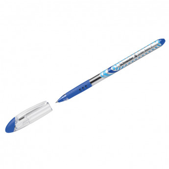 Ручка шариковая Schneider 'Slider Basic' синяя, 0,8мм, грип, 10 шт/в уп