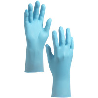 Перчатки нитриловые Kimberly-Clark "KleenguardG10 Blue", М, голубые, 100шт/уп.