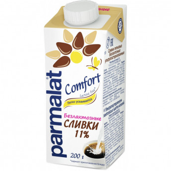 Сливки Parmalat Comfort безлактозные 11% 200г