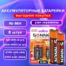 Батарейки аккумуляторные Ni-Mh пальчиковые / мизинчиковые НАБОР 8 шт. (AA+ААА) 2700/1000 mAh, SONNEN, 455612, комплект 8 шт Батарейки аккумуляторные Ni-Mh пальчиковые / мизинчиковые НАБОР 8 шт. (AA+ААА) 2700/1000 mAh, SONNEN, 455612, комплект 8 шт