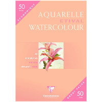 Бумага для акварели 50л. А4 Clairefontaine "Etival color", 300г/м2, холодное прессование