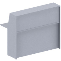 Мебель MS_Агат Модуль прямой АСС-140 серый