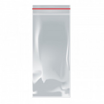 Пакет с замком (Zip Lock) 8 х 18 см, 35 мкм, 1000 шт/уп, комплект 1000 шт