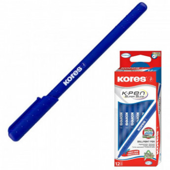 Ручка шариковая KORES K0R-M Super Slide 0,5мм треуг.корп., син.прорез.корп