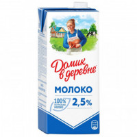 Молоко Домик в Деревне 2,5% 950г