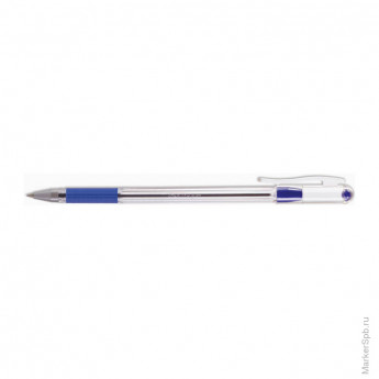 Ручка шариковая "Mega Soft", синяя, 0,5мм, грип