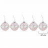 Шары новогодние ёлочные "Elegant Pink" 77 предметов, розовый/белый, ЗОЛОТАЯ СКАЗКА, 591715