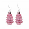 Шары новогодние ёлочные "Elegant Pink" 77 предметов, розовый/белый, ЗОЛОТАЯ СКАЗКА, 591715