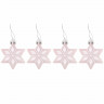 Шары новогодние ёлочные "Elegant Pink" 77 предметов, розовый/белый, ЗОЛОТАЯ СКАЗКА, 591715