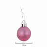 Шары новогодние ёлочные "Elegant Pink" 77 предметов, розовый/белый, ЗОЛОТАЯ СКАЗКА, 591715