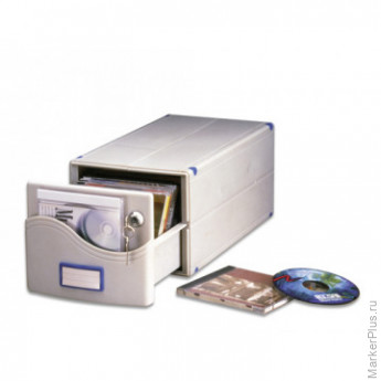 Бокс для CD/DVD дисков РО для 30 CD MB-30SL 185х150х375мм с замком