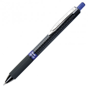 Ручка гелевая автоматическая с грипом PENTEL 'Oh!Gel', СИНЯЯ, узел 0,7 мм, линия письма 0,35 мм, K497-CN