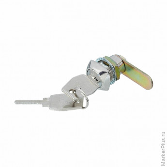 Замок почтовый High Security, длина 20 мм, d - 18,5 мм, 90 градусов, прямой ригель, гайка, 3495