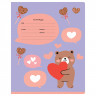 Тетрадь 12л., клетка BG 'Bears', эконом