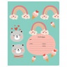 Тетрадь 12л., клетка BG 'Bears', эконом