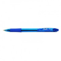 Ручка шариковая PENTEL BK417-С автомат рез.манж.синий ст. 0,3мм, 10 шт/в уп