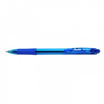 Ручка шариковая PENTEL BK417-С автомат рез.манж.синий ст. 0,3мм, 10 шт/в уп