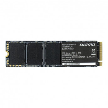 SSD накопитель Digma Mega G1 M.2 2280 PCI-E x4 2Tb DGSM3002TG13T