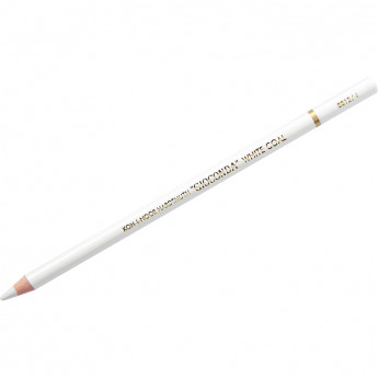Угольный карандаш Koh-I-Noor 'Gioconda Extra 8812' H, белый, заточен., 12 шт/в уп