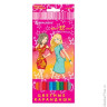 Карандаши цветные BRAUBERG "Pretty Girls", 12 цветов, заточенные, картонная упаковка, 180542