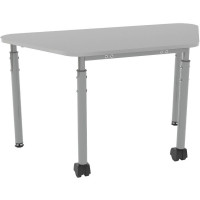 Стол Д_Точка Роста Трапеция 3-6 103х50х58-76 серый/серый New