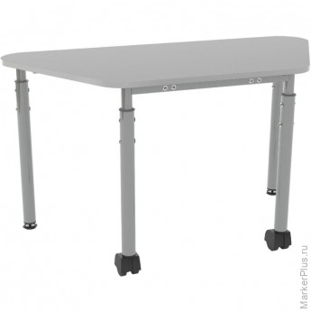 Стол Д_Точка Роста Трапеция 3-6 103х50х58-76 серый/серый New
