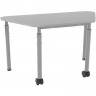 Стол Д_Точка Роста Трапеция 3-6 103х50х58-76 серый/серый New