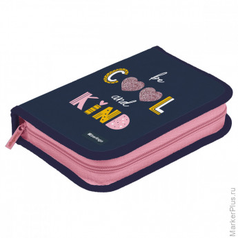 Пенал 1 отделение, 200*140*40 Berlingo "Be cool", дополнительная откидная секция, полиэстер