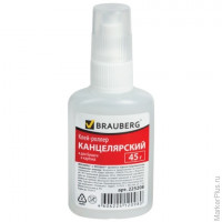 Клей-роллер BRAUBERG канцелярский силикатный (для бумаги), 45 г, 225208