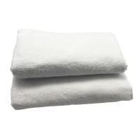 Набор полотенец махровых Luscan 50х70 ПЛ 450г/м2 белый,10шт/уп, комплект 10 шт