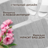 Комплект ковриков MEMORY EFFECT для ванной 50х80 см и туалета 40х60 см светло-серый LAIMA HOME, 608446