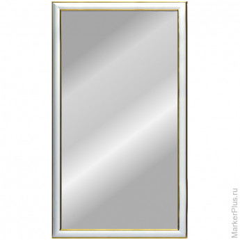 Зеркало настенное прямоугольное, 400*800, багет белое