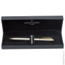 Ручка подарочная шариковая PIERRE CARDIN (Пьер Карден) "Gamme", корпус серебристый, латунь, золотистые детали, синяя, PC0802BP