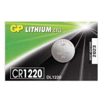 Батарейка GP Lithium, CR1220, литиевая, 1 шт., в блистере (отрывной блок), CR1220RA-7C5