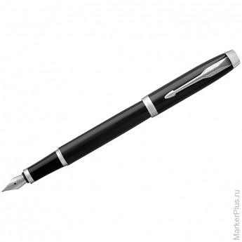 Ручка перьевая Parker 'IM Black CT' синяя, 0,8мм, подар. уп.
