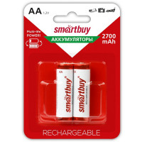 Аккумулятор Smartbuy AA (HR06) 2700mAh 2BL, 2 шт/в уп