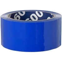 Клейкая лента упаковочная Unibob, 48мм*66м, 45мкм, синяя, 6 шт/в уп