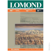 Бумага А4 для стр. принтеров Lomond, 190г/м2 (50л) мат.дв.