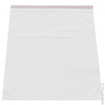 Пакет с замком (Zip Lock) 25х35 см, 40 мкм, 100 шт/уп, комплект 100 шт