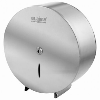Диспенсер для туалетной бумаги LAIMA PROFESSIONAL INOX, (Система T2) малый, нержавеющая сталь, матовый, 605698