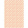 Упаковочная бумага глянц. 70*100см, MESHU 'Вишенки', 80г/м2