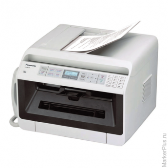 МФУ лазерное PANASONIC KX-MB2130RUW (принтер, сканер, копир, факс, телефон, PC-факс), А4, 26 с/мин, 