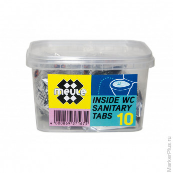 Таблетки чистящие для внутренней полости унитаза Meule 10шт, комплект 10 шт Таблетки чистящие для внутренней полости унитаза Meule 10шт, комплект 10 шт